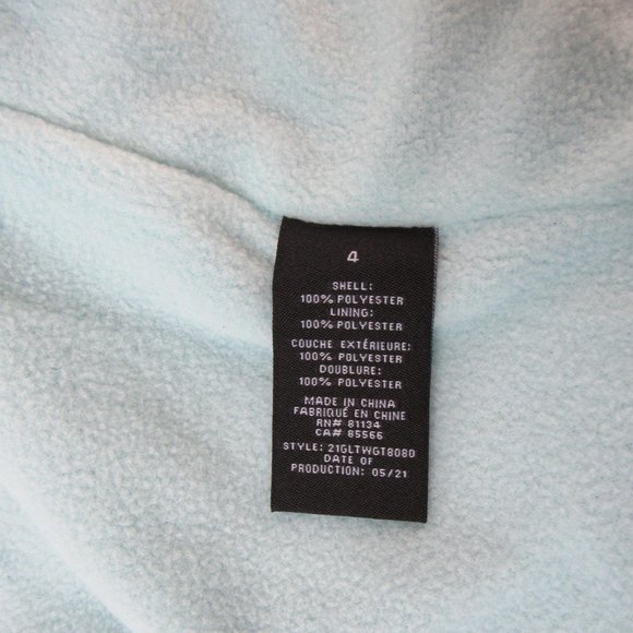 Whales Tail Outerwear Winter Hooded Jacket Girls Size 4 - Picture 6 of 7